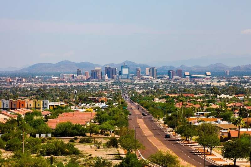 Phoenix skyline