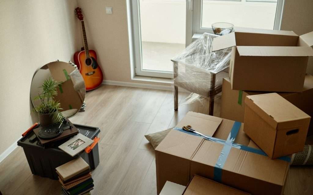 Furniture, books, and household goods packed by a San Tan Valley moving company 